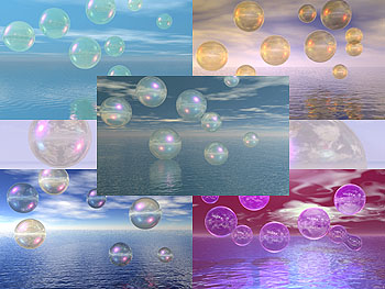 Download Bubble Scapes Wallpapers