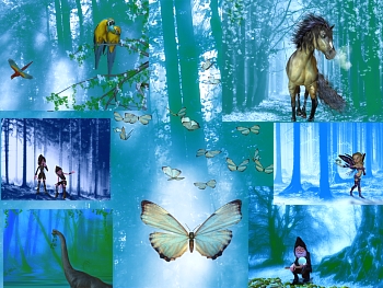 Download Blue Forest Wallpapers