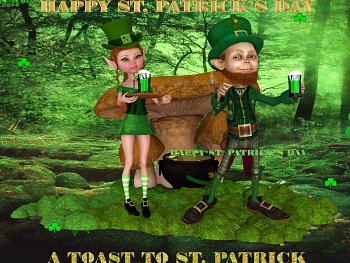 Download A Toast to St. Patrick wallpaper