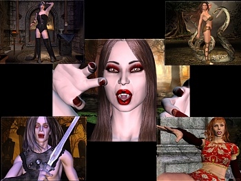 Download Vampire Closeups wallpapers